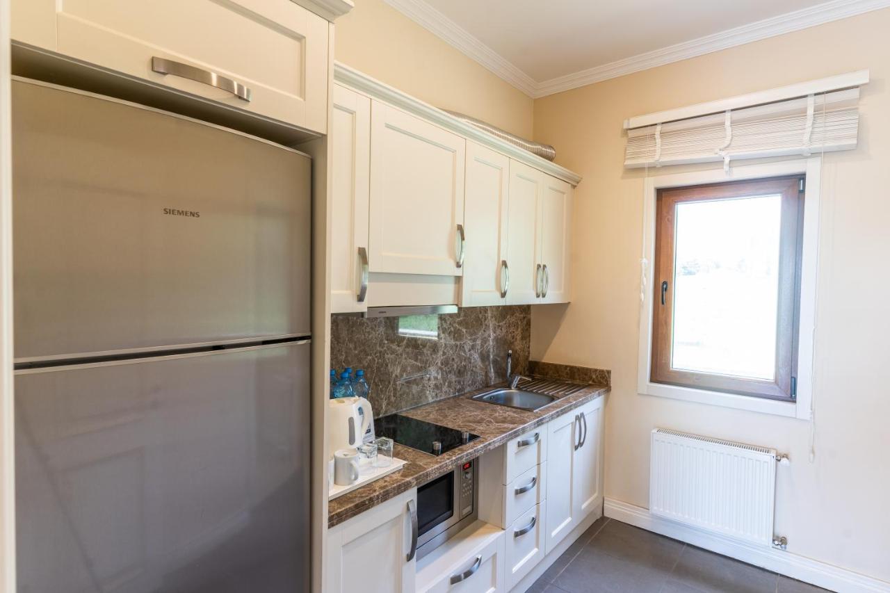 Qafqaz Riverside Hotel Qəbələ Exterior foto A kitchen in a private house